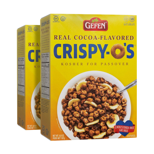 Gefen Cocoa Crispy-O s Kosher For Passover Cereal, 2 Pack Hot on Sale