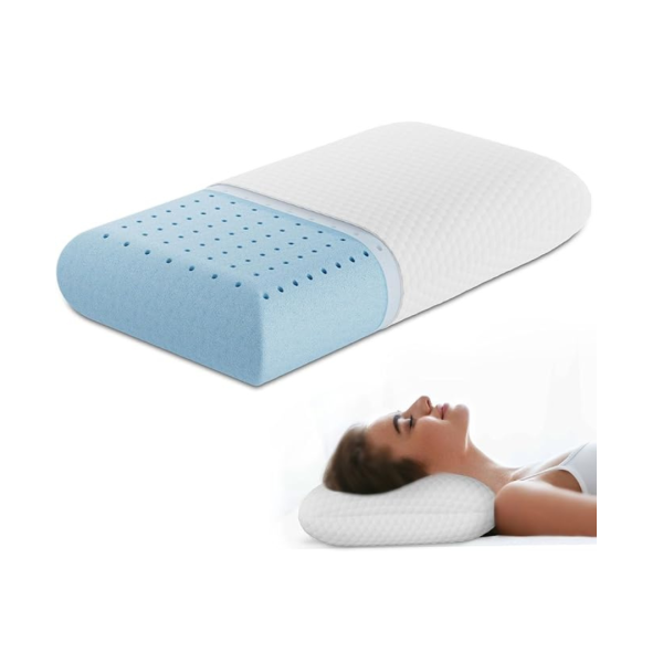 OLIXIS Standard Size Soft Memory Foam Cooling Pillow (24  x 16 ) Sale