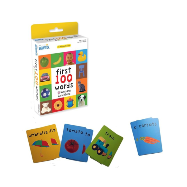 First 100 Words Matching Card Game For Sale