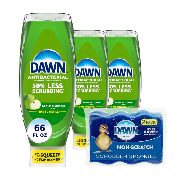 3-Pack Dawn Antibacterial EZ-Squeeze Liquid Soap For Sale