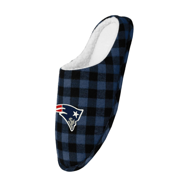 Foco Men s Sherpa Lined Buffalo Check Memory Foam Slippers Online