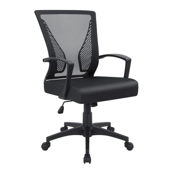 Furmax Mid Back Swivel Lumbar Support Chair (19.7 D x 19.7 W x 35.4 H) Online now