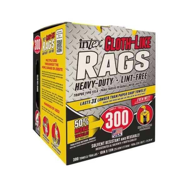 300-Count 10  x 11  Intex Cloth-Like Rags Online Hot Sale