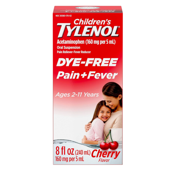 Tylenol Children’s Cherry Flavor 8oz Bottle Fashion