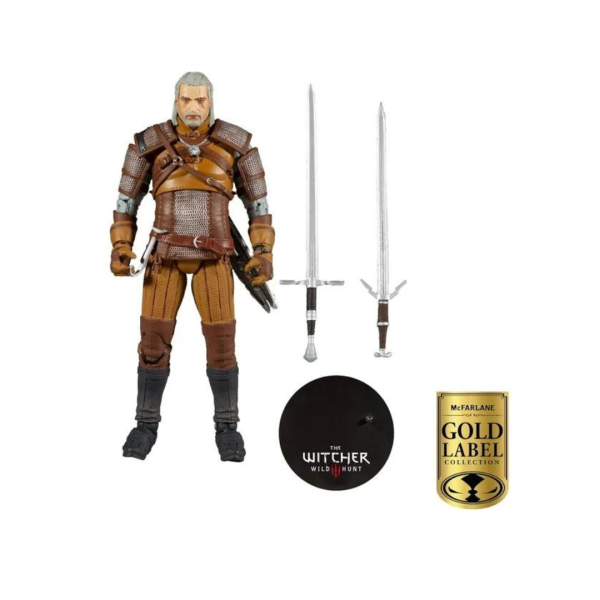 7   The Witcher Geralt of Rivia Action Figure w  Accessories (Gold Label Series) on Sale