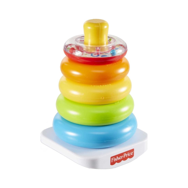 Fisher-Price Rock-a-Stack Classic Toy with 5 Colorful Rings Cheap