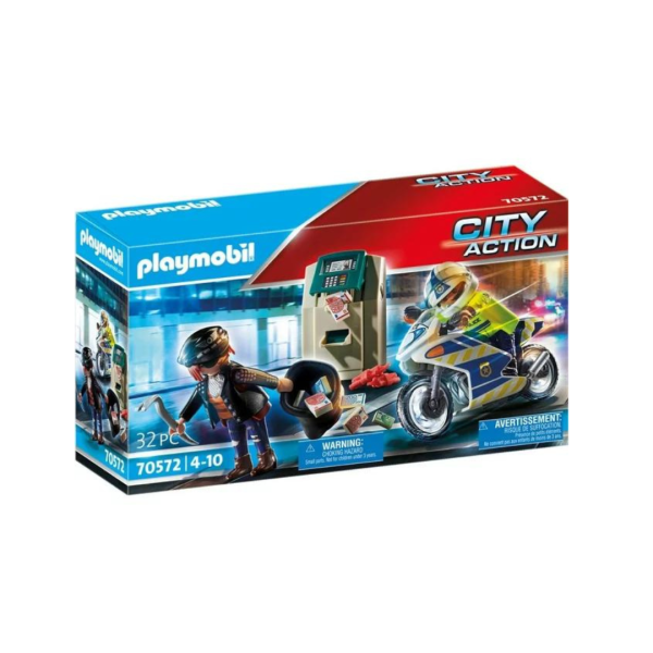 PLAYMOBIL Bank Robber Chase Action Figure Set For Cheap