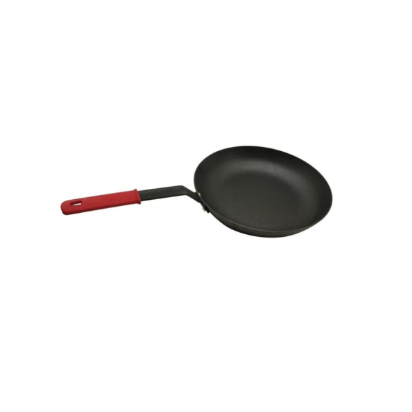 Ozark Trail 12  Lightweight Cast Iron Skillet with Collapsible Silicone Handle For Cheap
