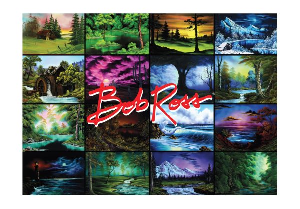 Bob Ross Happy Painting, My Friend Nature Puzzle | 1000 Piece Jigsaw Puzzle on Sale