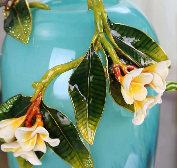 Home decoration accessories Glass Vase  Handmade enamel colored vase Living room decorations Flower arrangement device on Sale - Image 4